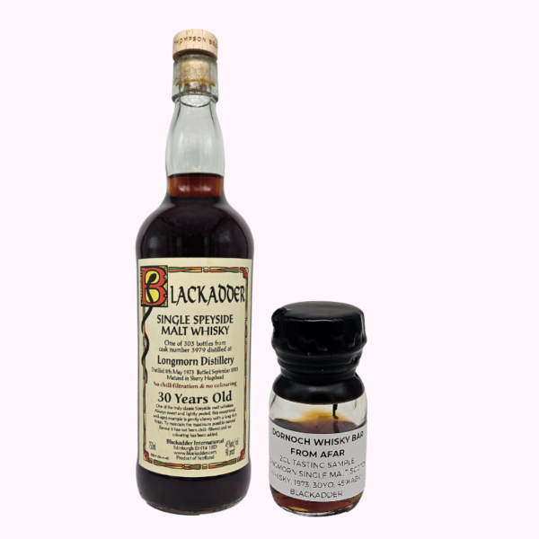 Dornoch Whisky Bar from Afar - Longmorn Single Malt Scotch Whisky, 1973, 30 Year Old, 2CL, 45%ABV